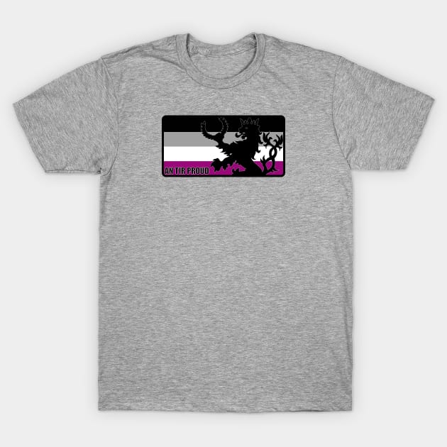 An Tir Pride - Asexual  - Oblong T-Shirt by Yotebeth